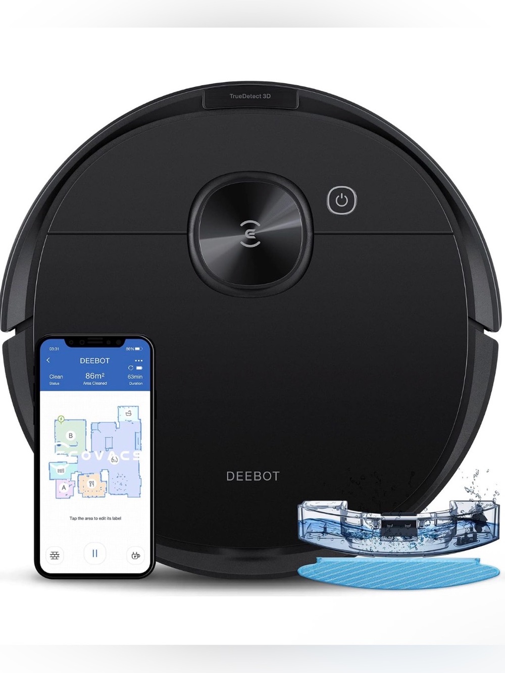 ECOVACS DEEBOT N8 Pro Robot Vacuum & Mop — Brand New & Sealed